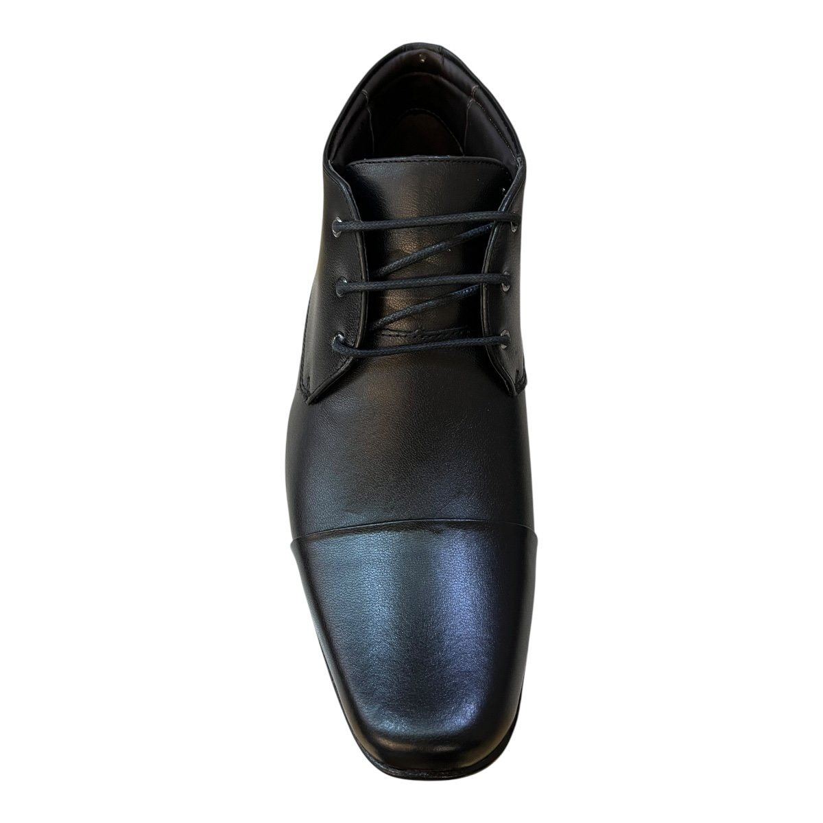 Bota Masculino Social Jota Pe Casual Ultraconforto Amarração Couro Air Boot 60950 Preto Preto 6