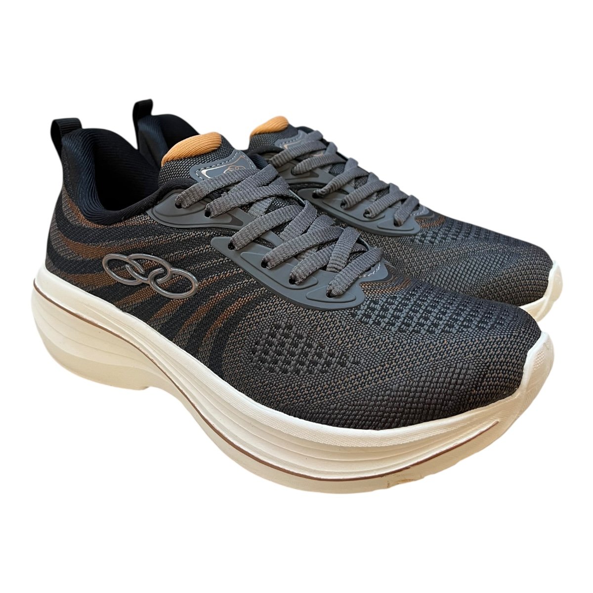 Tenis Feminino Olympikus Bruma Esporte Academia Corrida Caminhada Superleve Chumbo Chumbo 2