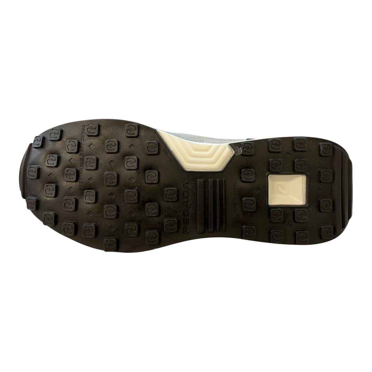 Tenis Masculino Pegada Couro Ultraconforto Calce Fácil Elástico 110751-09 Cinza Cinza 3