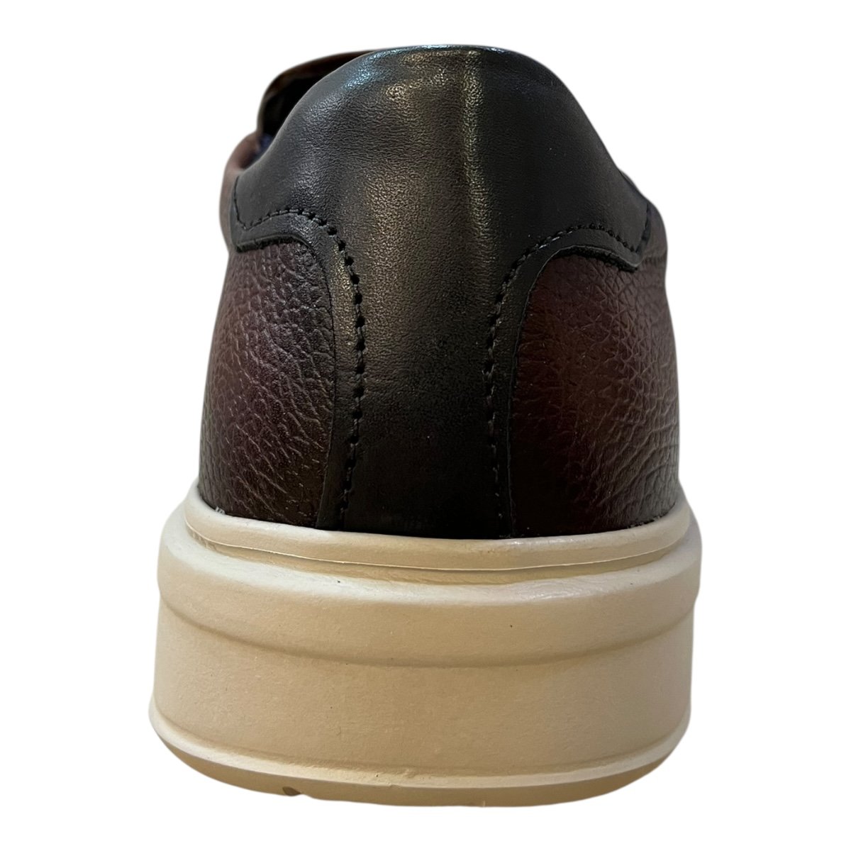Tenis Masculino Pegada Ultraconforto Superleve Couro Calce Fácil Slip 111908-03 Marrom Marrom 5