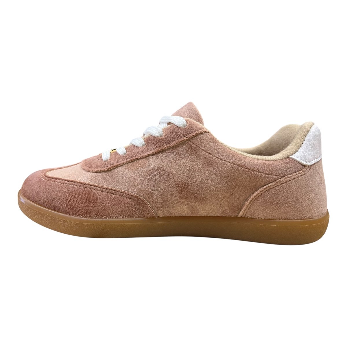 Tenis Feminino Vizzano Conforto Casual Retrô Street Camurça Amarração 1430.102 Rose Rosé 4