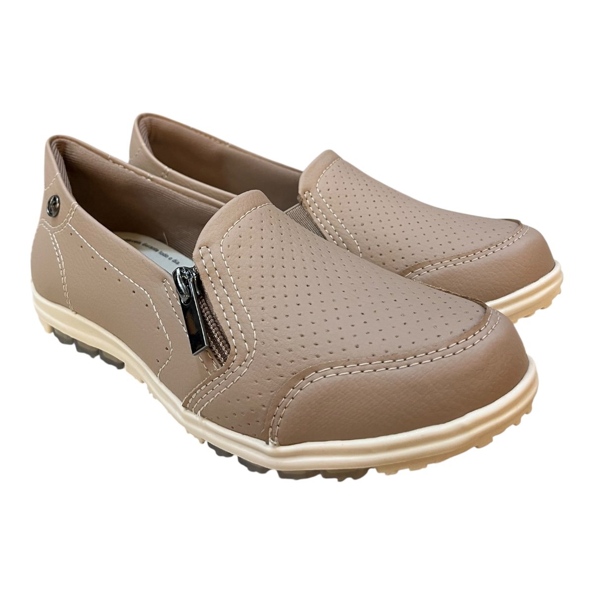 Tenis Feminino Sapatilha Kolosh Ultraconforto Casual Superleve C0529a Nude Nude 2