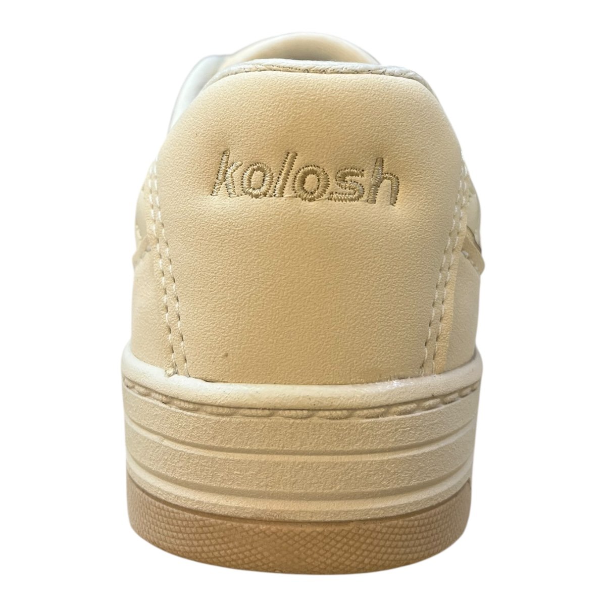 Tenis Feminino Kolosh Casual Ultraconforto Superleve Texturizado Metalizado C4165 Marfim Marfim 5