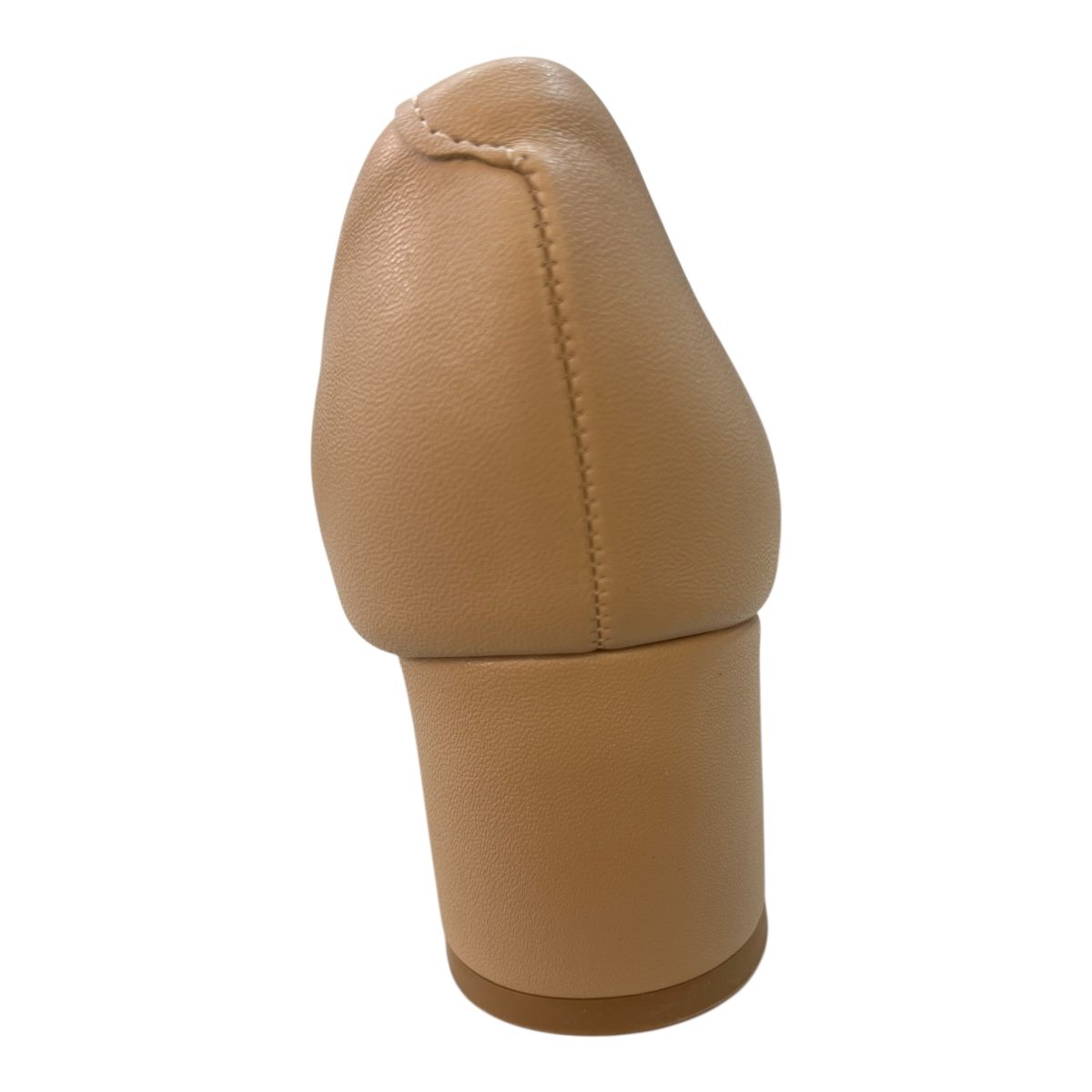 Sapato Scarpin Casual Feminino Vizzano Pelica Salto Bloco 1220.315 Bege Bege 5