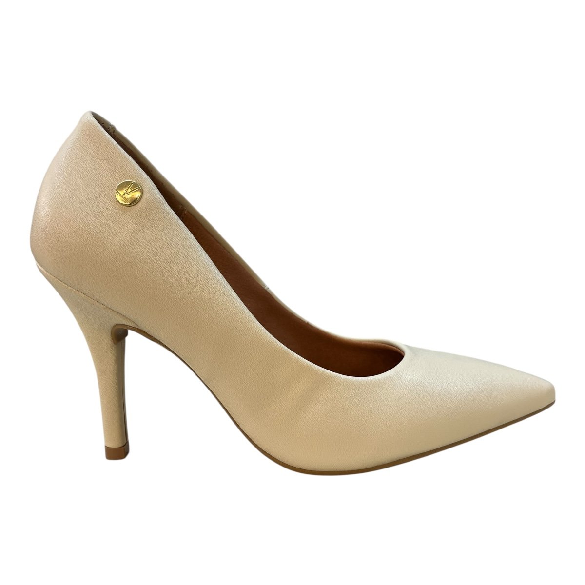 Sapato Scarpin Casual Feminino Vizzano Pelica 1184.1101 Marfim