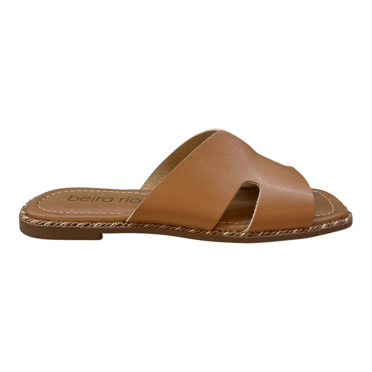 Chinelo Rasteira Feminino Beira Rio Slid Casual Superleve Antiderrapante 8506.206 Caramelo