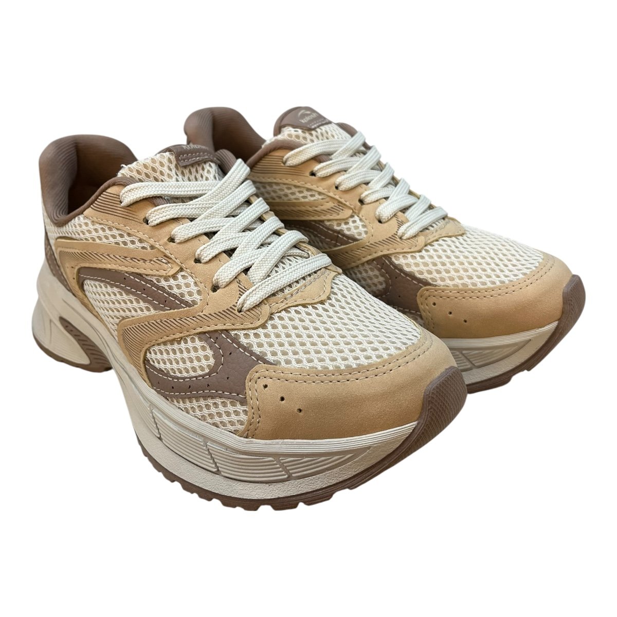 Tenis Feminino Kolosh Casual Superleve Multi Cor Ultraconforto Retrô C4261 Bege Bege 2