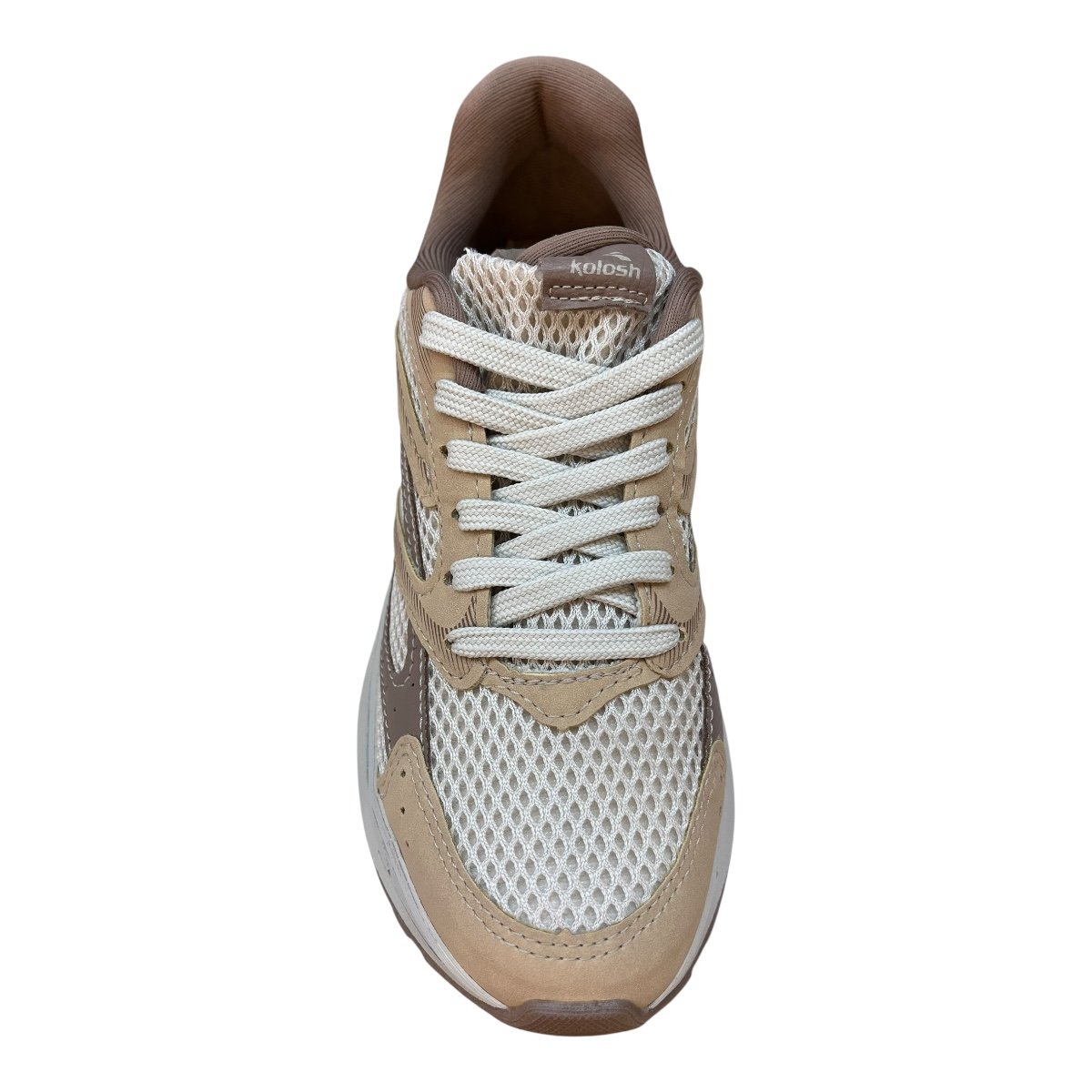 Tenis Feminino Kolosh Casual Superleve Multi Cor Ultraconforto Retrô C4261 Bege Bege 6