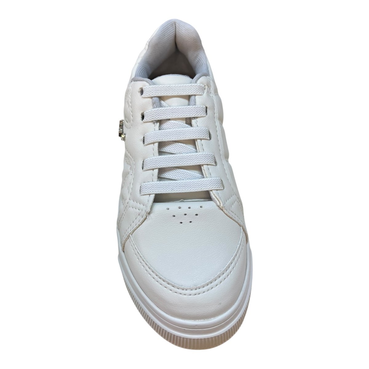 Tenis Feminino Kolosh Plataforma Ultraconforto Brilho Calce Fácil Elástico C3545a Branco Branco 6