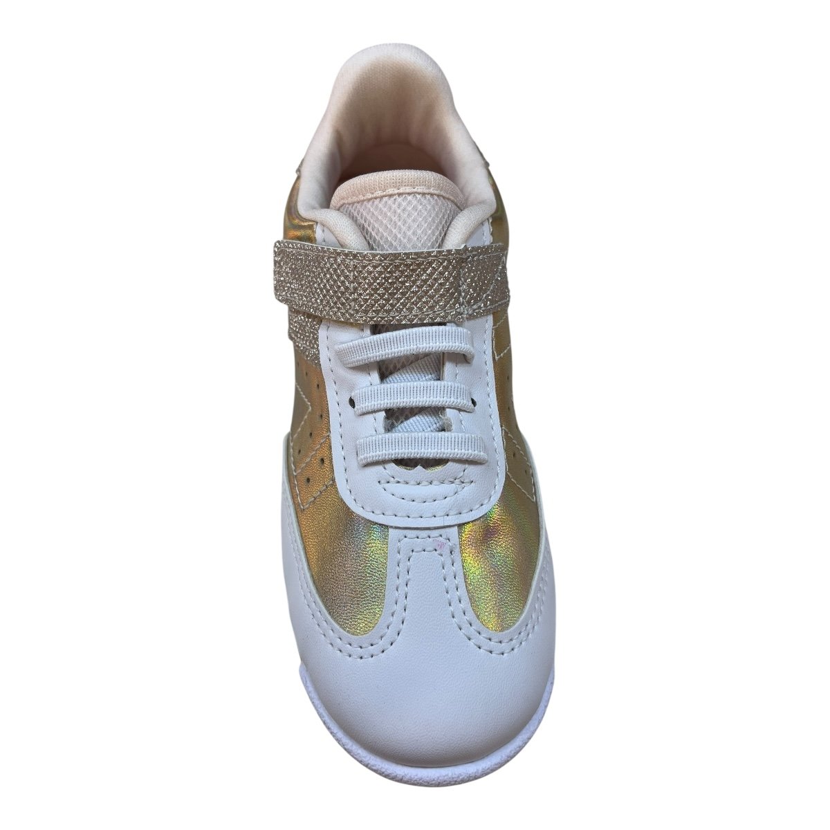 Tenis Infantil Menina Kidy Casual Conforto Brilho Metalizado Autocolante 45210070932 Dourado Dourado 6