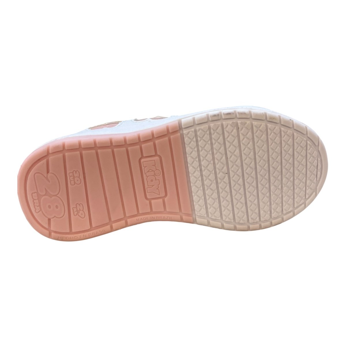 Tenis Infantil Menina Casual Kidy Goods Conforto Colorir Borboleta Brilho 18411090004 Branco Branco 3