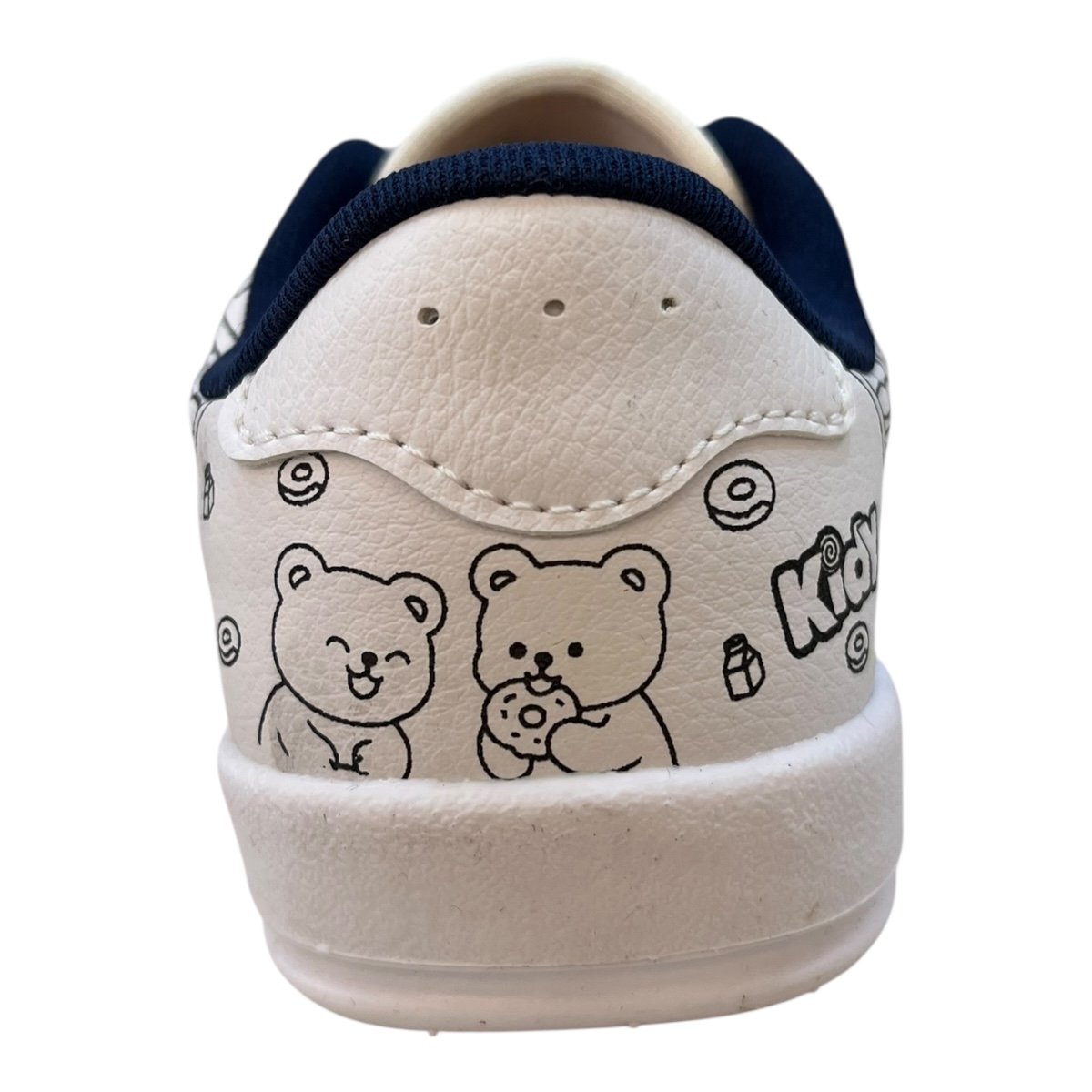 Tenis Infantil Menino Kidy Goods Casual Colorir Autocolante Conforto 18411101054 Branco Branco 6