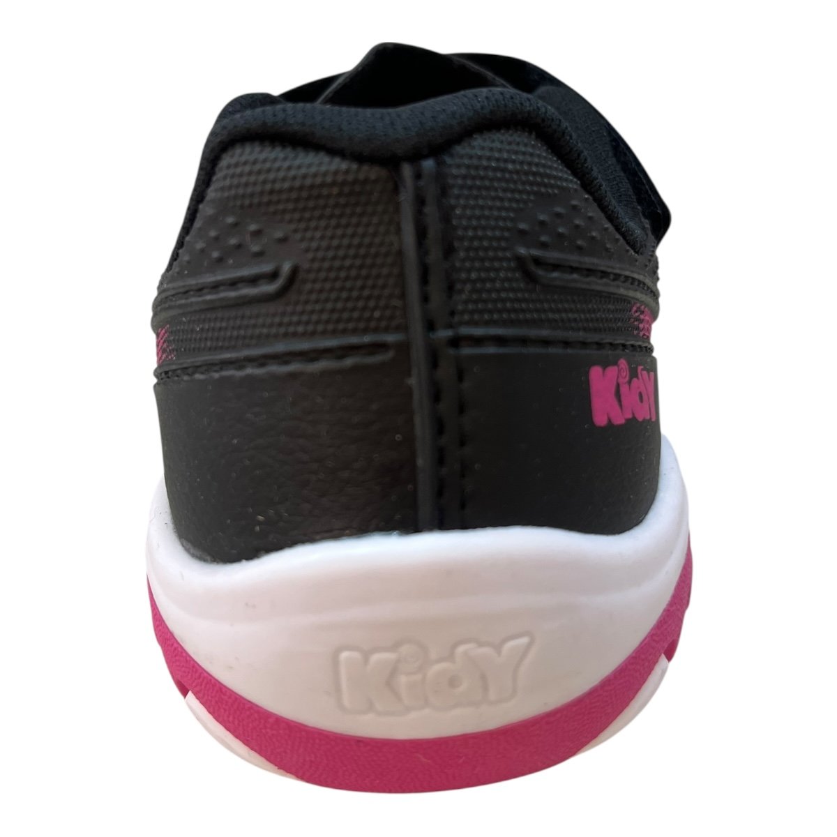 Tenis Infantil Menina Kidy Conforto Casual Calce Fácil Autocolante Kit Pulseira 00718270306 Preto Preto 5