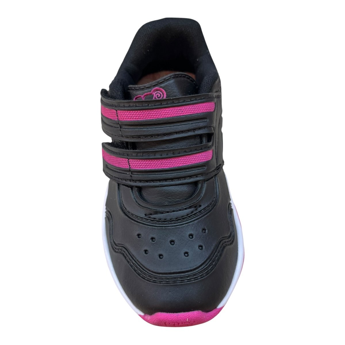 Tenis Infantil Menina Kidy Conforto Casual Calce Fácil Autocolante Kit Pulseira 00718270306 Preto Preto 6