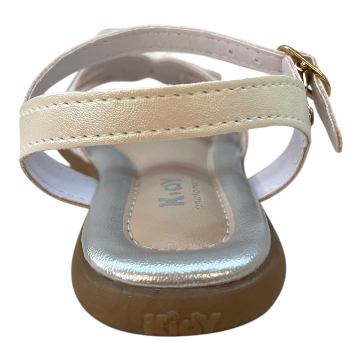 Sandalia Infantil Menina Kidy Casual Conforto Laço Fivela Antiderrapante 45600040004 Branco Branco 5