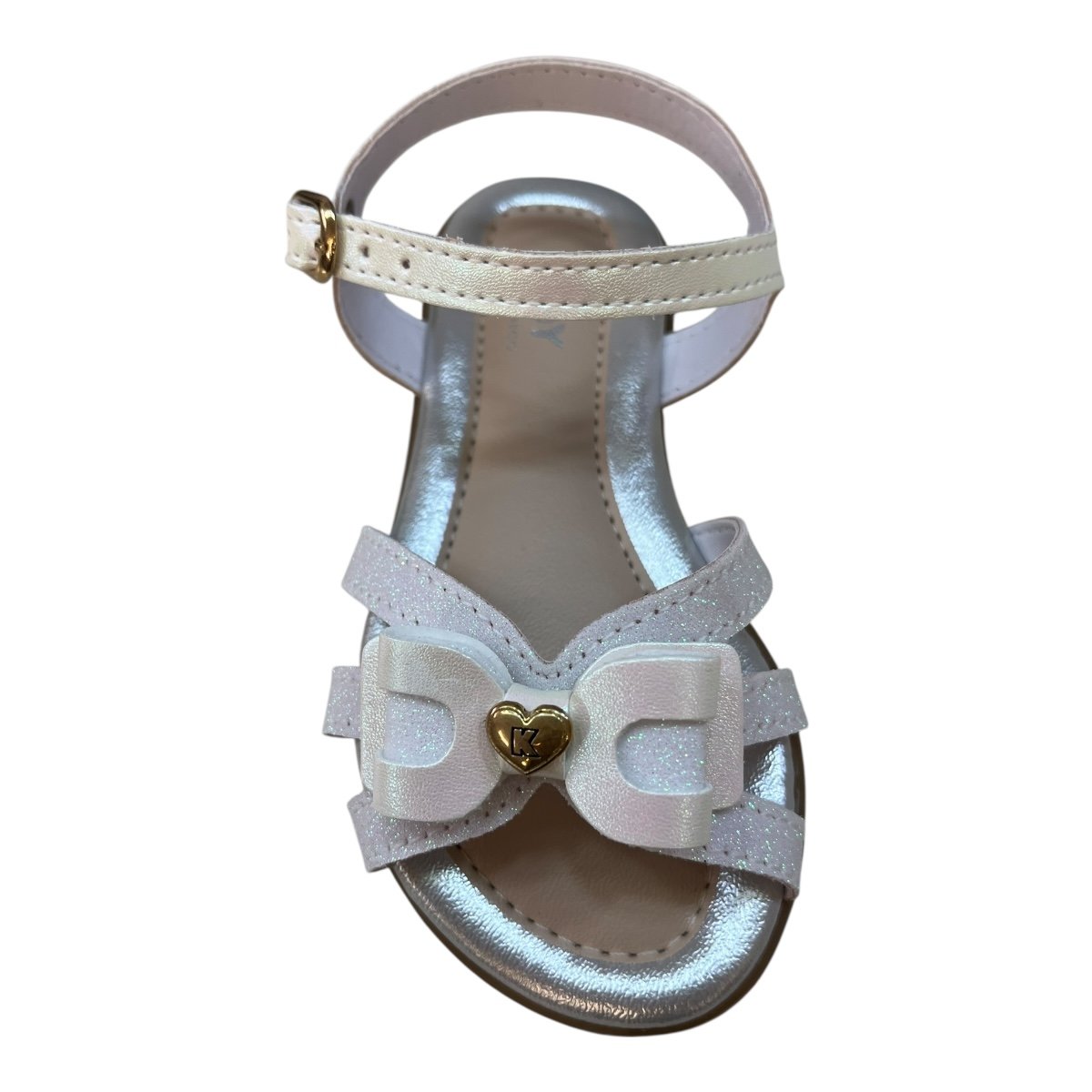 Sandalia Infantil Menina Kidy Casual Conforto Laço Fivela Antiderrapante 45600040004 Branco Branco 6