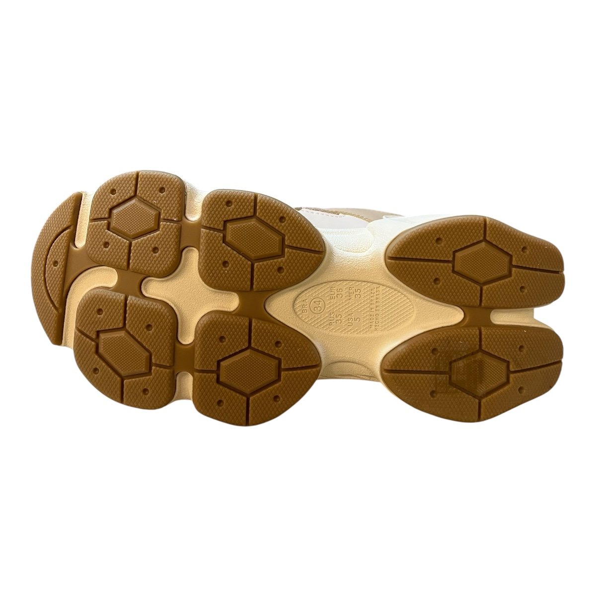 Tenis Feminino Ramarim Conforto Casual Tratorado Retrô Antiderrapante 25-90231 Bege Bege 3