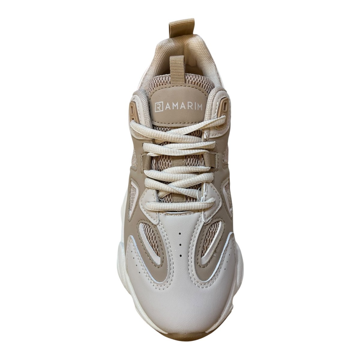 Tenis Feminino Ramarim Conforto Casual Tratorado Retrô Antiderrapante 25-90231 Bege Bege 6