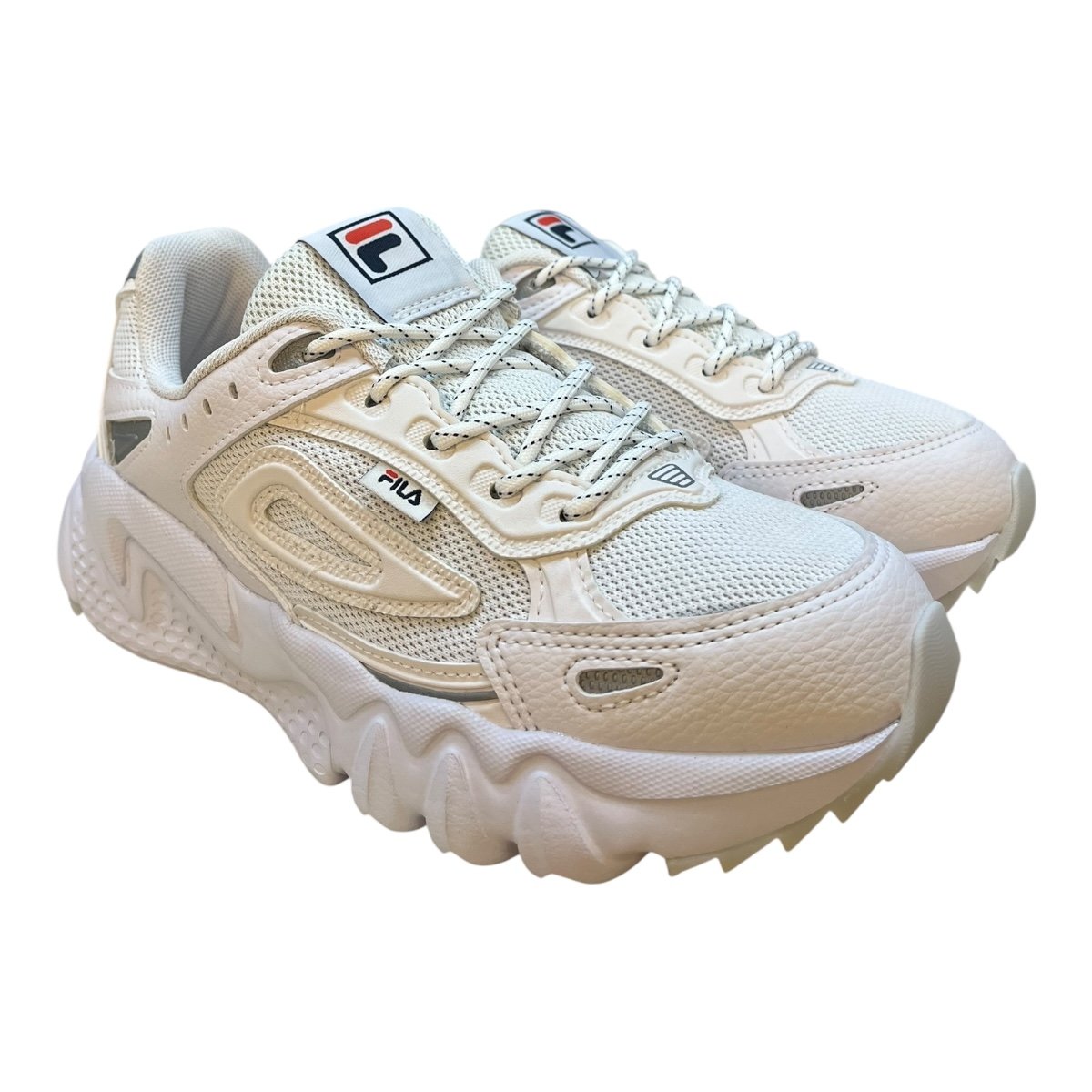 Tenis Feminino Fila Conforto Esporte Caminhada Academia Venture Tracer 2 Branco Branco 2