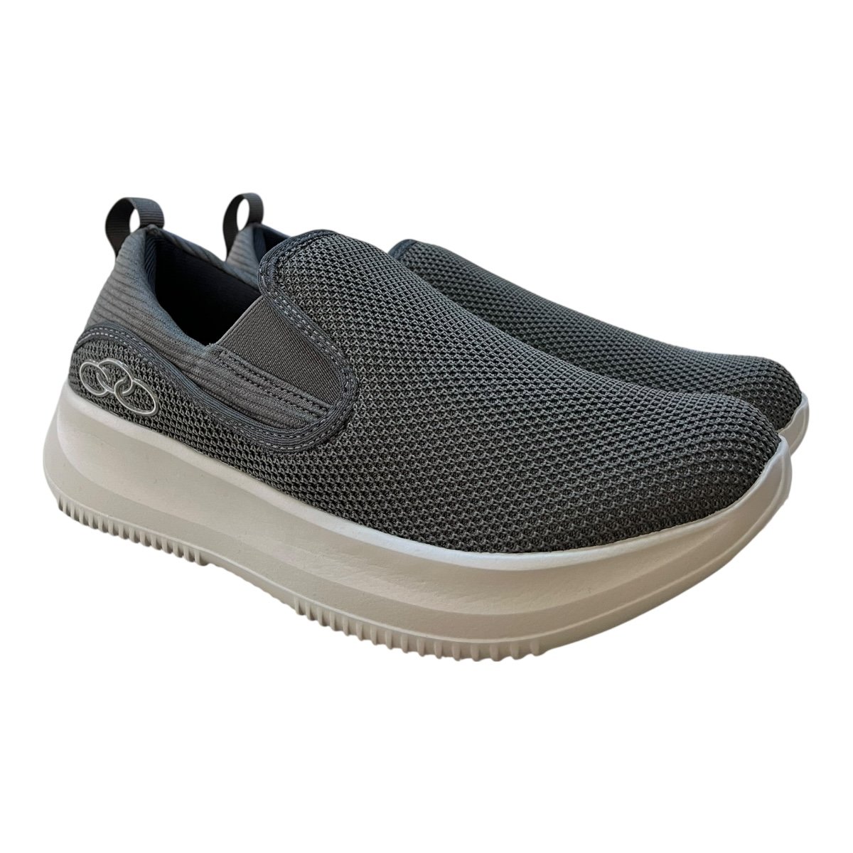 Tenis Masculino Olympikus Wellness Conforto Casual Calce Fácil Superleve Cinza Cinza 2
