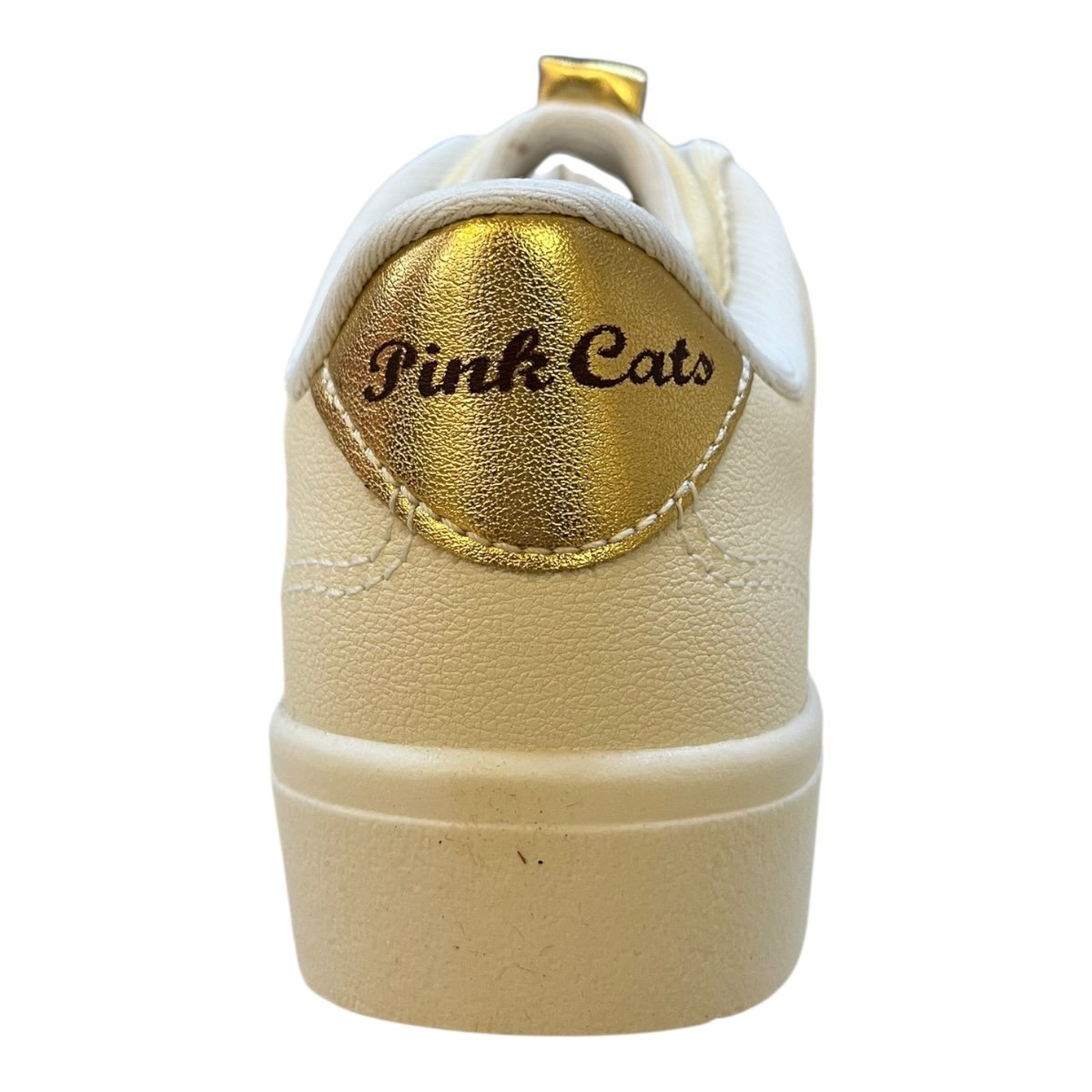 Tenis Infantil Menina Pink Cats Casual Amarração Conforto Plataforma Borboleta V5803 Branco Branco 6