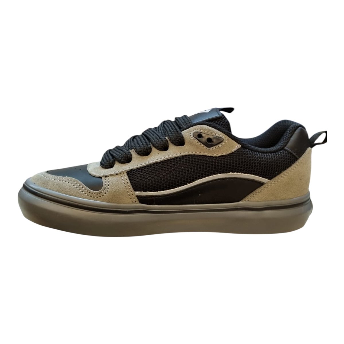 Tenis Adulto Lejon Unissex Retrô Casual Conforto Skatista Amarração Ljvu0247 Preto Preto 4