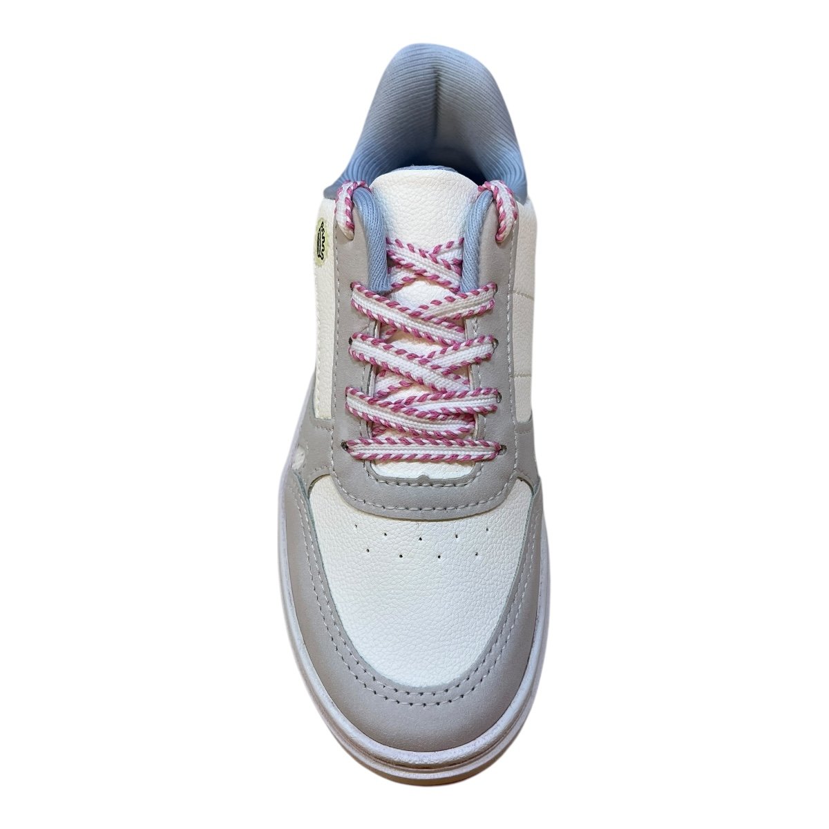 Tenis Infantil Menina Pink Cats Casual Brilho Strass Colorido Metalizado Plataforma V5641 Branco Branco 6