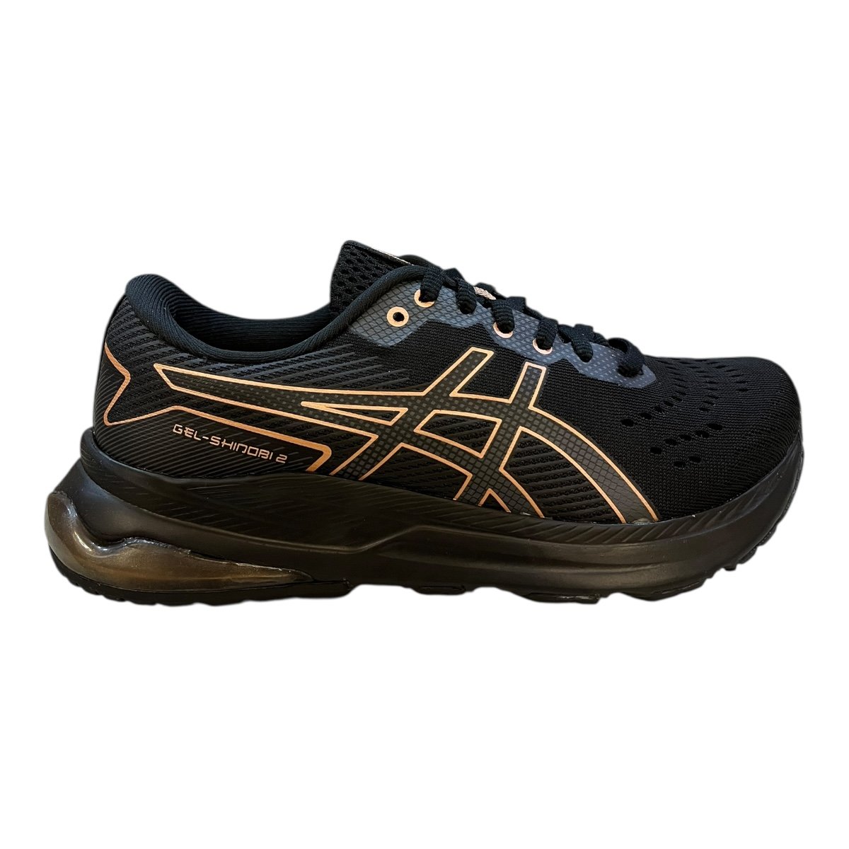 Tenis Feminino Asics Gel-Shinobi 2 Conforto Esporte Caminhada Academia  Preto
