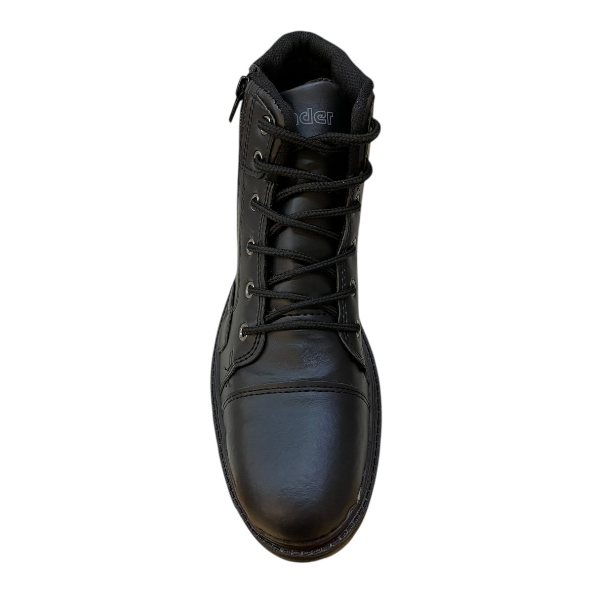 Bota Coturno Adventure Masculino Wonder Comfort Casual Couro Tratorado Conforto 3151 Preto Preto 3