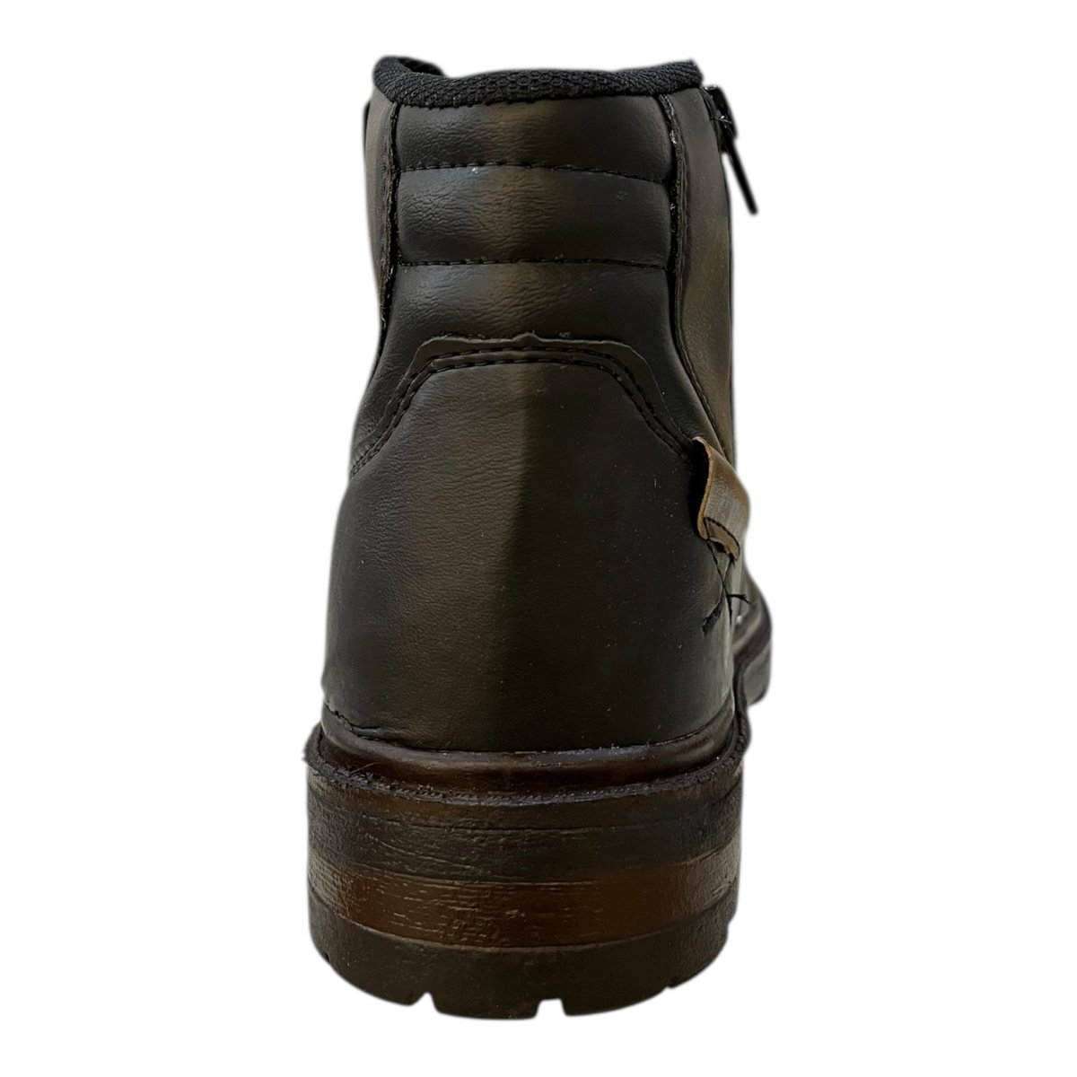 Bota Coturno Adventure Masculino Wonder Comfort Casual Couro Tratorado Conforto 3151 Preto Preto 4