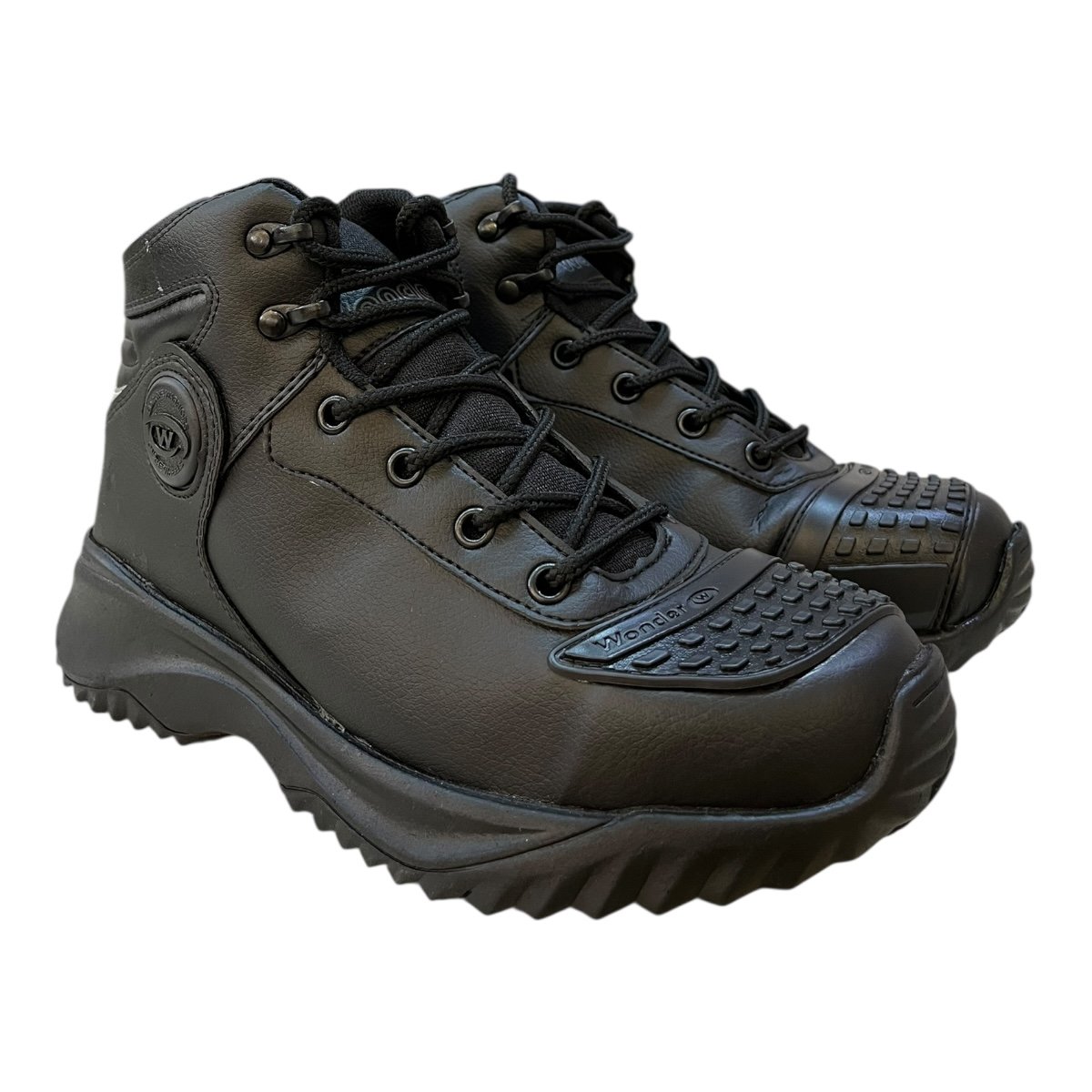 Bota Coturno Adventure Masculino Wonder Comfort Casual Couro Tratorado Conforto 1068 Preto Preto 2