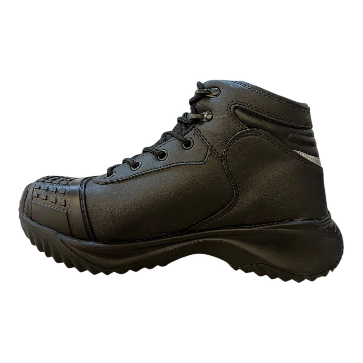 Bota Coturno Adventure Masculino Wonder Comfort Casual Couro Tratorado Conforto 1068 Preto Preto 6