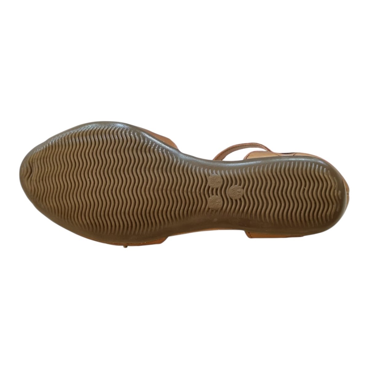 Sandalia Feminino New Born Ultraconforto Casual Couro Antiderrapante Fivela 6565 Marrom Marrom 3