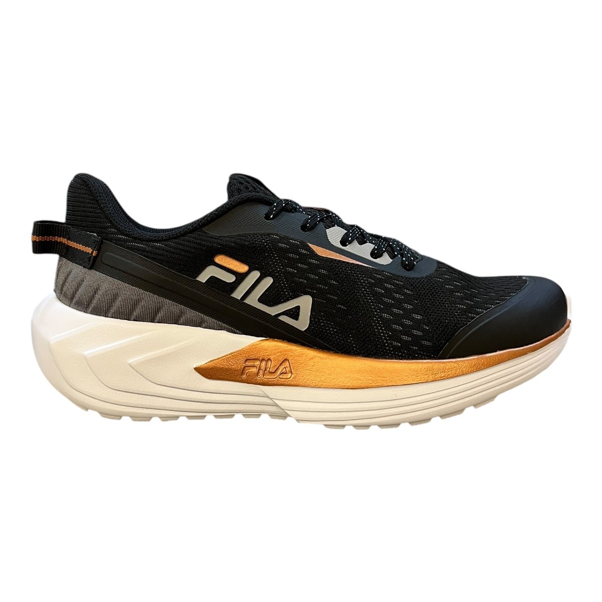 Tenis Feminino Fila Diffusion Esporte Conforto Caminhada Academia Corrida Preto