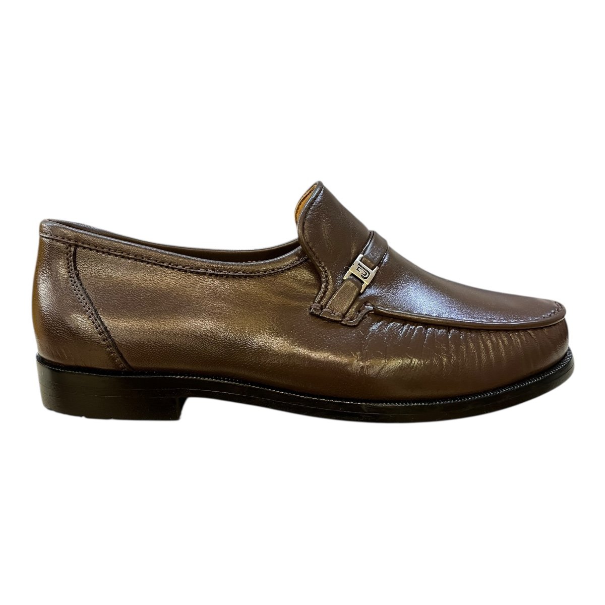 Sapato Mocassim Masculino Jacometti Casual Social Couro Legítimo Conforto 077 Marrom