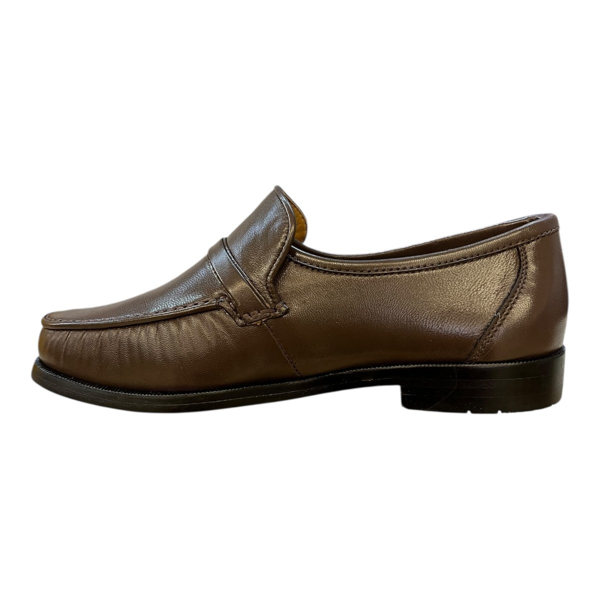 Sapato Mocassim Masculino Jacometti Casual Social Couro Legítimo Conforto 077 Marrom Marrom 4