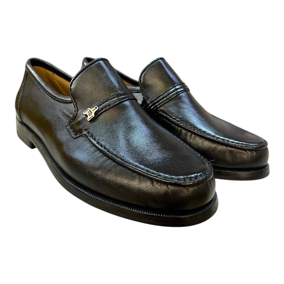Sapato Mocassim Masculino Jacometti Casual Social Couro Legítimo Conforto 001 Preto Preto 2