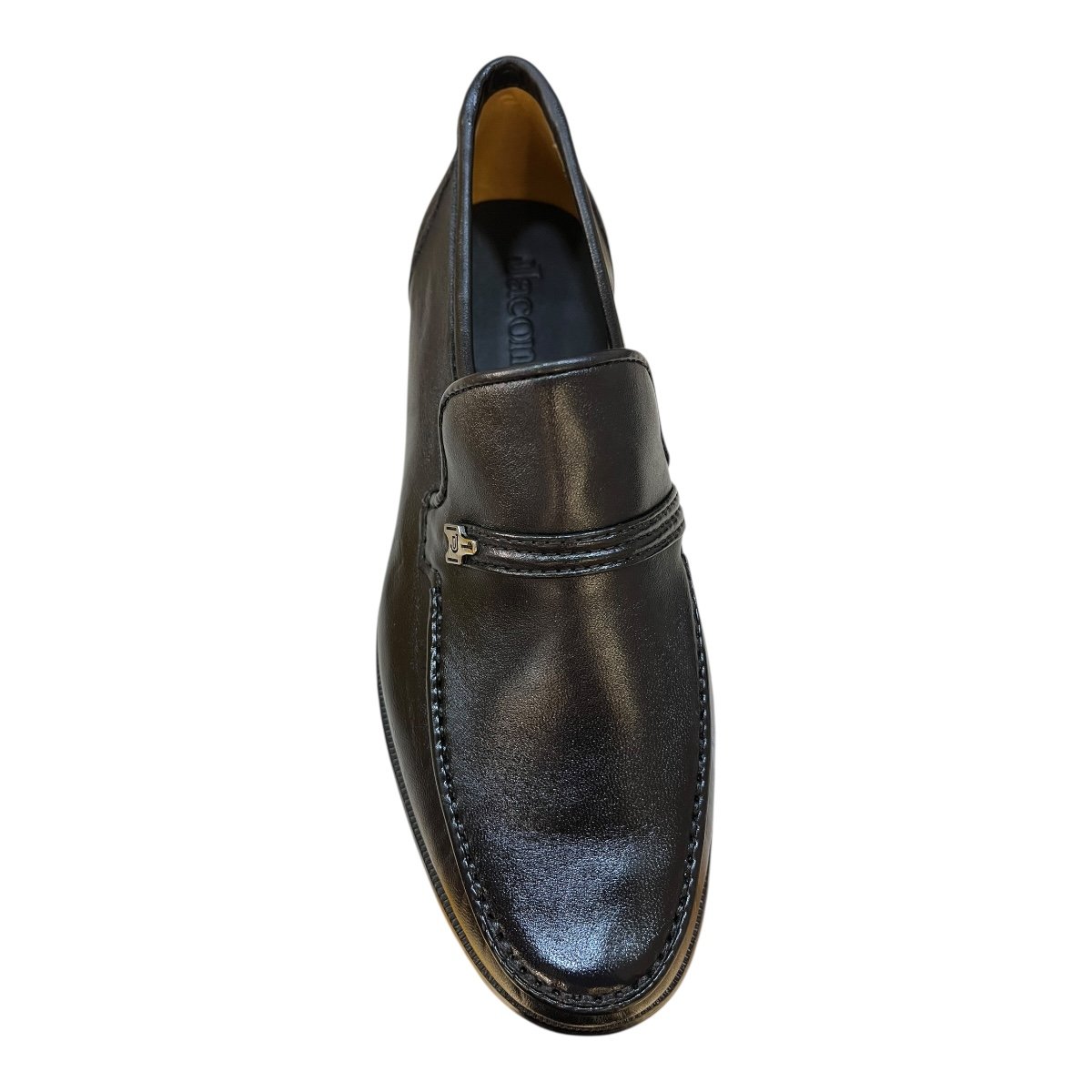 Sapato Mocassim Masculino Jacometti Casual Social Couro Legítimo Conforto 001 Preto Preto 4