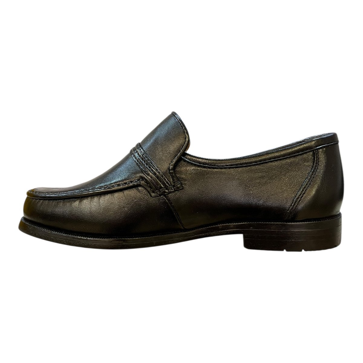 Sapato Mocassim Masculino Jacometti Casual Social Couro Legítimo Conforto 001 Preto Preto 5