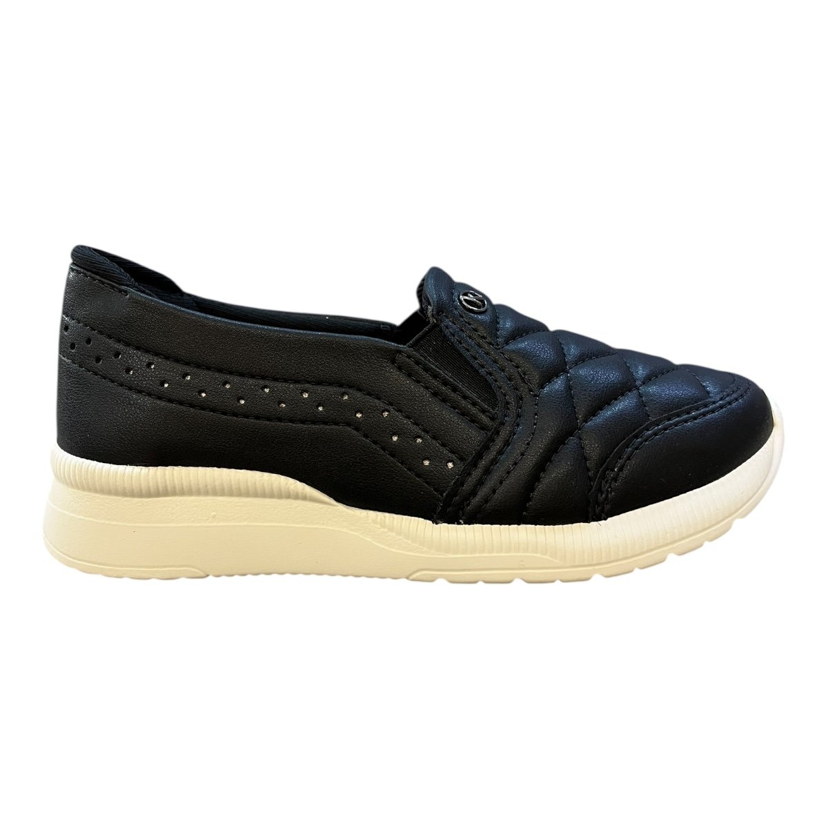 Tenis Feminino Kolosh Ultraconforto Calce Fácil Superleve Casual Slip C3159 Preto