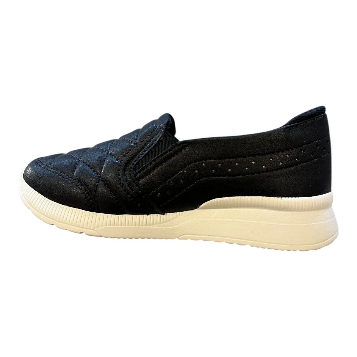 Tenis Feminino Kolosh Ultraconforto Calce Fácil Superleve Casual Slip C3159 Preto Preto 6
