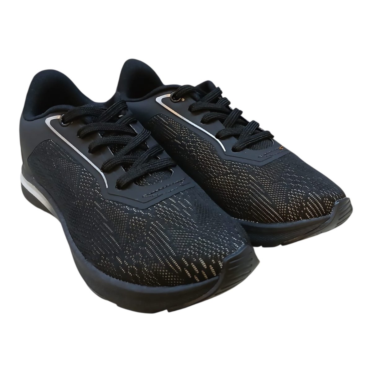 Tenis Infantil Menino Kidy Conforto Casual Amarração Antiderrapante Dia A Dia 45300080148 Preto Preto 2