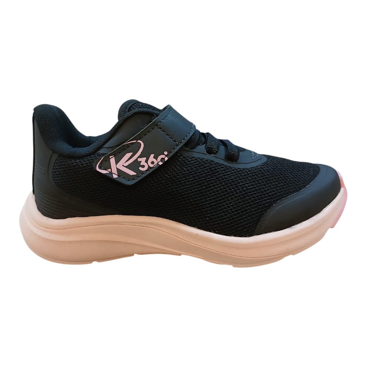 Tenis Infantil Menina Kidy Conforto Antiderrapante Calce Fácil Autocolante 45310072694 Preto