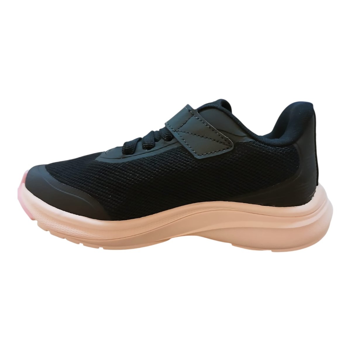 Tenis Infantil Menina Kidy Conforto Antiderrapante Calce Fácil Autocolante 45310072694 Preto Preto 4
