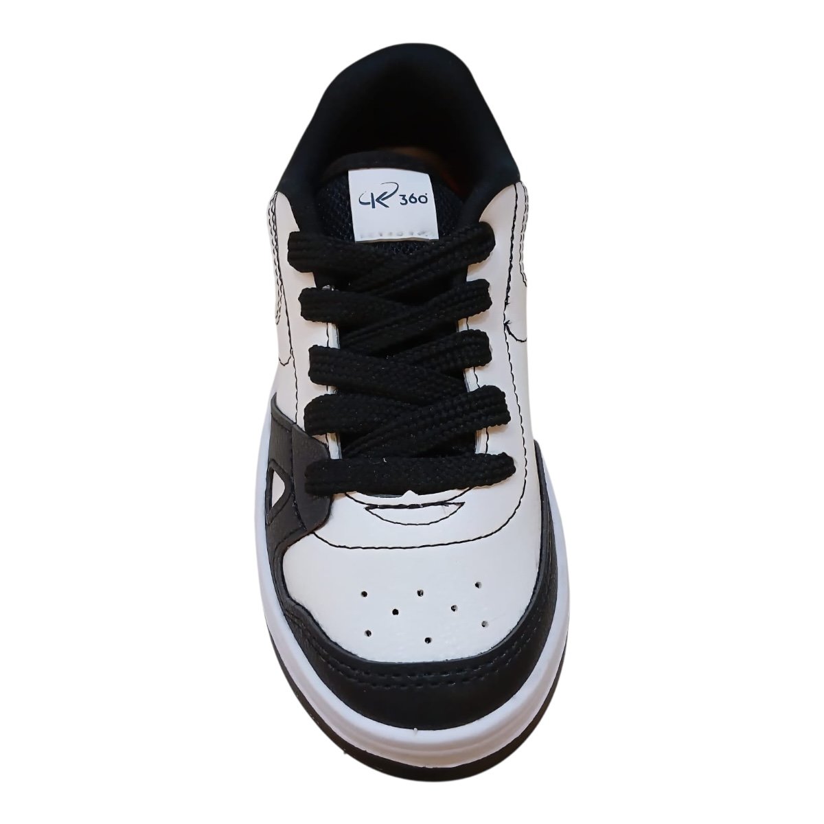 Tenis Infantil Menino Kidy Conforto Casual Amarração Antiderrapante 44800070089 Branco Branco 3