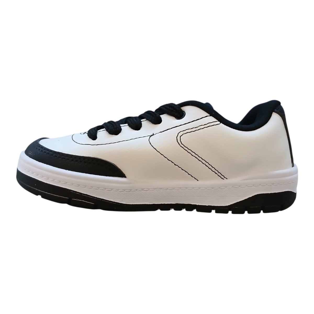 Tenis Infantil Menino Kidy Conforto Casual Amarração Antiderrapante 44800070089 Branco Branco 5
