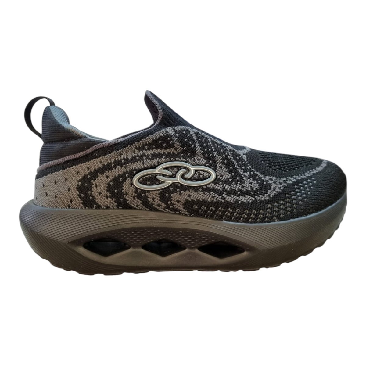 Tenis Infantil Menino Olympikus Pixel Conforto Leveza Esporte Dia A Dia Calce Fácil Preto