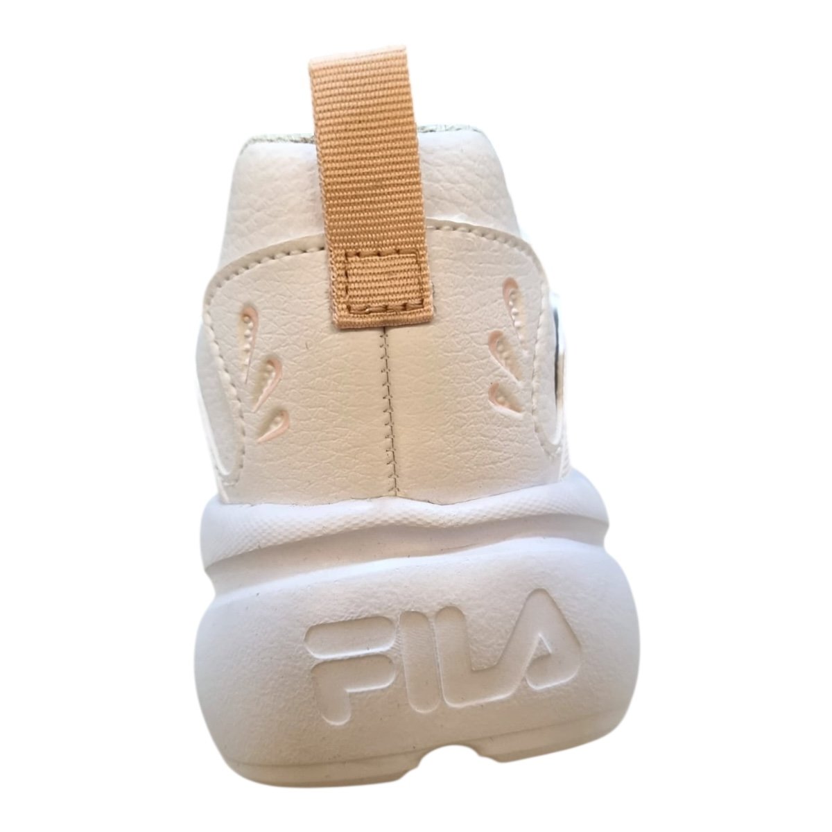 Tenis Feminino Fila Street Fit 2 Esporte Conforto Academia Caminhada Superleve Branco Branco 3