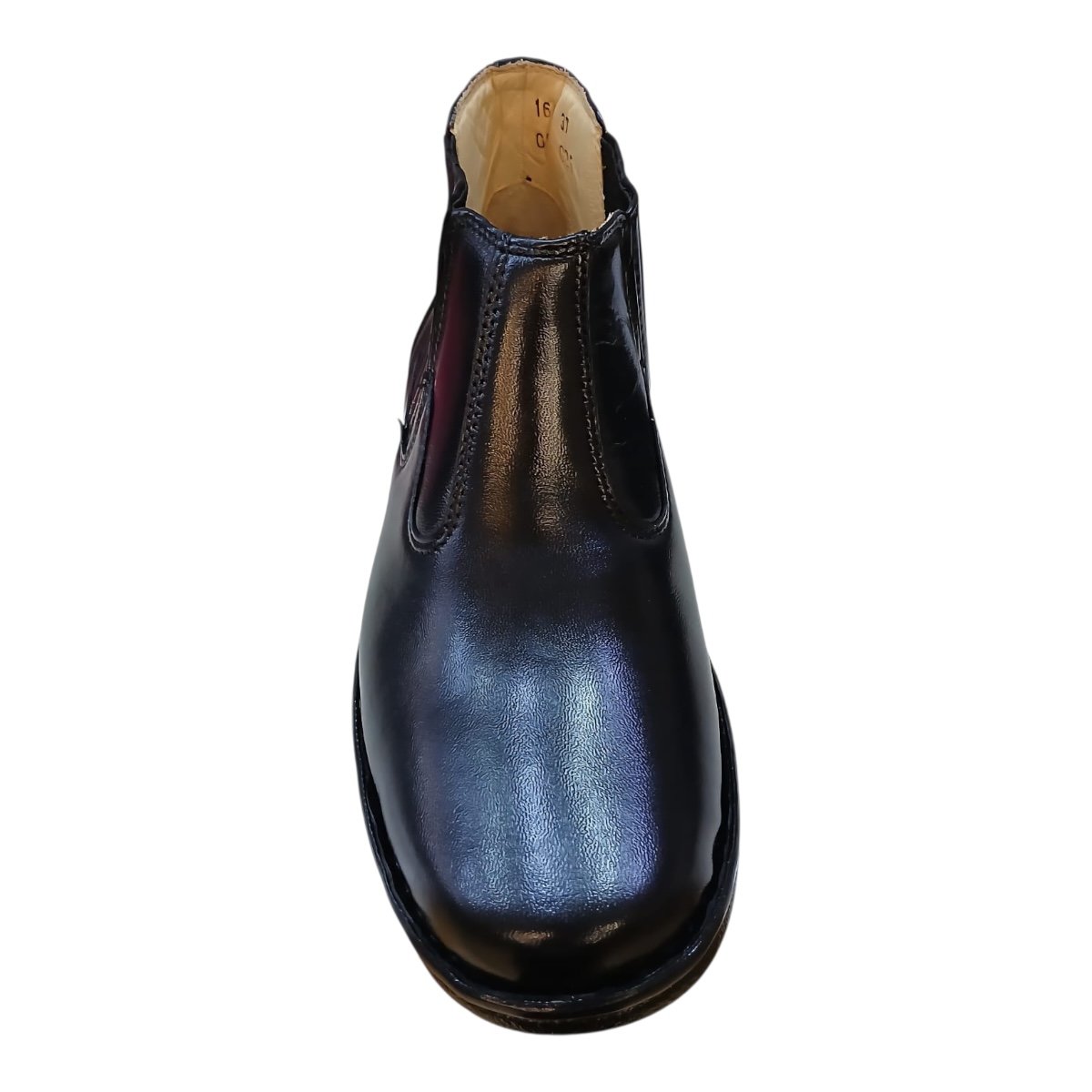 Botina Masculino Decoflex Couro De Carneiro Ultraconforto Antiderrapante Calce Fácil 169 Preto Preto 5