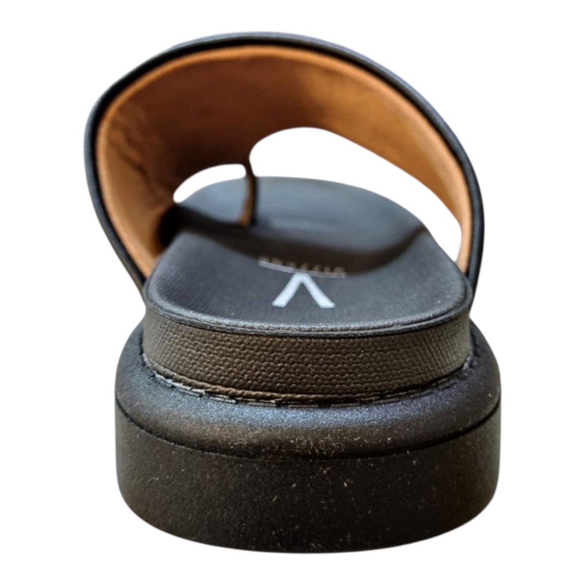 Chinelo Papete Feminino Vizzano Casual Dedo Conforto Superleve Detalhe Metalizado 6510.117 Preto Preto 3